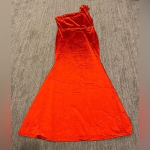 Women’s One Shoulder Bodycon Dress With Flare